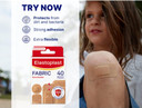 Elastoplast Extra Flexible Fabric Plaster Strips (10 x 40 pieces), Extra Flexible, Breathable, Large Plasters