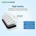 Tens Electrode Pads 10x5cm Self-Adhesive Electrodes (4 pcs) Compatible with Neurotrac, Tenscare, Auvon, Elle tens Machines for Knee, Shoulder, Back, Muscle Pain Tens Electrode Pads 10x5cm Self-Adhesive Electrodes (4 pcs) Compatible with Neurotrac, Tenscare, Auvon, Elle tens Machines for Knee, Shoulder, Back, Muscle Pain