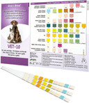 One Step 10 x Vet Pet Urine Test Strips - Veterinary Animal - Cats - Dogs (2 x 5 Tests)