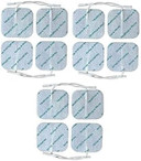 Blue Sensitive Skin TENS Electrode Pads 5x5cm - Nautral Medical Grade Hydro-Gel Hypoallergenic for Sensitive Skin Bumper Pack 12 Pieces