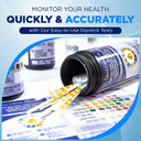 100 x 10-in-1 Parameter Urine Test Strips | Glucose, Ketone, Bilirubin, Nitrite, Urobilinogen, Protein, pH, Blood, Specific Gravity and Leukocytes Dipstick Tests