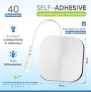 Med-Fit ® TENS Pads: 40 Pads in 10 Packs of Extra Long-Lasting, Self-Adhesive Pads (5cm x 5cm / 2"x 2") Compatible with Most TENS Machines Med-Fit ® TENS Pads: 40 Pads in 10 Packs of Extra Long-Lasting, Self-Adhesive Pads (5cm x 5cm / 2"x 2") Compatible with Most TENS Machines