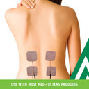 Med-Fit Blue Sensitive Skin TENS Pads 5cm x 10cm 100% completley Natural Hydro-Gel - Bumper Pack 12 Pads 3 Packs Med-Fit Blue Sensitive Skin TENS Pads 5cm x 10cm 100% completley Natural Hydro-Gel - Bumper Pack 12 Pads 3 Packs