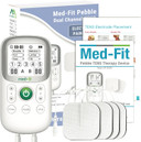 Med-Fit Pebble TENS Machine  Advanced Pain Relief with 30 Programmes & Dual-Channel Therapy