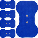 Med-Fit Butterfly Wireless TENS Self-Adhesive Electrode  Versatile, Durable, and Hassle-Free Pain Relief (Blue, Butterfly 5 Pack)