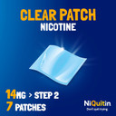 NiQuitin 14 mg Nicotine Patch - Step 2 - Stop Smoking Aid Therapy - 7 Clear Patches for 1 Weeks Treatment - 24h Craving Control - Invisible Nicotine Patches, White, 7 Count (Pack of 1) NiQuitin 14 mg Nicotine Patch - Step 2 - Stop Smoking Aid Therapy - 7 Clear Patches for 1 Weeks Treatment - 24h Craving Control - Invisible Nicotine Patches, White, 7 Count (Pack of 1)