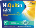 NiQuitin 21 mg Nicotine Patch - Step 1 - Stop Smoking Aid Therapy - 14 Clear Patches for 2 Weeks Treatment - 24h Craving Control - Invisible Nicotine Patches (Pack of 2) NiQuitin 21 mg Nicotine Patch - Step 1 - Stop Smoking Aid Therapy - 14 Clear Patches for 2 Weeks Treatment - 24h Craving Control - Invisible Nicotine Patches (Pack of 2)