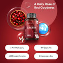 Montmorency Cherry Capsules 6000mg - 180 Tart Cherry Capsules - 3 Months Supply - Supplement - Non-GMO & Gluten-Free - Vegan-Friendly - for Men