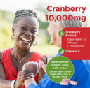 Healthspan Cranberry 10,000mg | 120 Tablets | 10,000mg Whole Cranberries| Support for Your Wellbeing and Immune Health | Added Vitamin C | Vegan