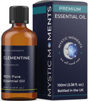 Mystic Moments | Clementine Essential Oil 10ml - Pure & Natural Oil for Diffusers, Aromatherapy & Massage Blends Vegan GMO Free