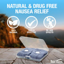 Sea-Band Travel & Motion Sickness and Nausea Relief Acupressure Wristband - Adult (Grey), 1 Pair