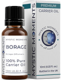 Mystic Moments | Borage Carrier Oil 125ml - Pure & Natural Oil Perfect For Hair, Face, Nails, Aromatherapy, Massage and Oil Dilution Vegan GMO Free