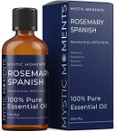 Mystic Moments | Rosemary Spanish Essential Oil 50ml - Pure & Natural Oil for Diffusers, Aromatherapy & Massage Blends Vegan GMO Free