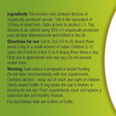 Organic Herbal Remedies 100ml Vervain Tincture