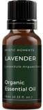 Mystic Moments | Organic Lavender Essential Oil 50ml - Pure & Natural Oil for Diffusers, Aromatherapy & Massage Blends Vegan GMO Free