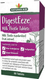 Natures Aid DigestEeze Milk Thistle 60 Tablets  Supports Liver & Digestive Health  High Strength Silymarin  Vegan, Non-GMO, Gluten-Free  Traditional Herbal Remedy for Indigestion Relief