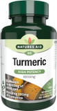 Natures Aid Turmeric 8200mg  High Strength Curcumin 200mg  Dried Root Whole Herb Extract  Supports Joint & Immune Health  Vegan, Non-GMO, Gluten-Free  30 Capsules