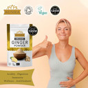 Ausha Organic GINGER POWDER 250g - Ginger Shot - UK Certified Orgainic by Soil Association -1* GREAT TASTE AWARD 2023 -Cooking, Anti Inflammatory, Immunity, Digestion - Ginger Root Tea