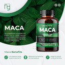 Newgate Labs Maca 90 High Strength Vegan Tablets 50mg Providing Organic Maca Root 500mg - for Skin Health - Premium Nutritional Supplement - Made in The UK  Halal, GMO Free