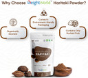 Haritaki Powder Organic (Terminalia Chebula) - Soil Association Certified - For Gut, Skin & Hair - Vegan & Non-GMO - Organic Superfood Powder for Rejuvenation - Alternative to Haritaki Capsules