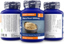 Zipvit Maca Root Capsules 5000mg, Black Maca and Yellow Maca Combination High Strength Maca Root Powder Extract. 180 Vegan Capsules, 6 Months Supply. Vegetarian Society Approved