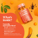 Turmeric Gummies  4000mg High Strength Turmeric and Ginger Gummies with Curcumin, Black Pepper & Vitamin D  Tumeric Supplements Joint Support Immunity, Muscle & Bone  Novomins