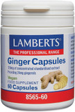 Lamberts Ginger Capsules 60 Capsules
