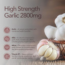 Zipvit Odourless Garlic Capsules 5000mg with Vitamin B1, Supports Heart Health, 10mg 500:1 Garlic Extract, 360 Capsules, 12 Months Supply