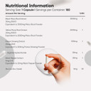 Maca Root Capsules 5550mg - 180 Capsules - 6 Months Supply - Black & Yellow Maca with L-Arginine & Panax Ginseng - Zinc Contributes to Normal Fertility & Reproduction (EFSA) - for Men & Women