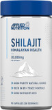 Applied Nutrition Shilajit Capsules 30,000mg  60% Fulvic Acid (750mg 20:1 Extract) Pure Himalayan Supplement 85+ Minerals for Energy + Immunity - High Strength Antioxidant - 90 Capsules (30 Servings)