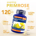 Zipvit Evening Primrose Oil 1000mg, 120 Softgel Capsules, Pure Cold Pressed Evening Primrose Oil, High in Omega 6 Gamma Linolenic Acid, Supports Women's Health Zipvit Evening Primrose Oil 1000mg, 120 Softgel Capsules, Pure Cold Pressed Evening Primrose Oil, High in Omega 6 Gamma Linolenic Acid, Supports Women's Health