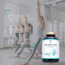 Chlorella Spirulina Tablets 1250mg Powerful Antioxidant,Helps Immune System,Reduces Fatigue.Provides Iron, Eliminates Heavy Metals.180 Vegetable Capsules.1250mg.UK Vegan Certified.N2 Natural Nutrition