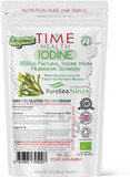 Iodine - Organic Scottish Sea Kelp - PureSea® Natural - UK Made - Zero Additives - Vegan (120 Capsule Pouch)