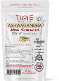 Ashwagandha - 10% Withanolides - HIGH Strength - Maximum Benefits - UK Manufactured - Zero Additives - Pullulan (120 Capsules)