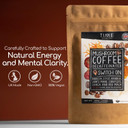 Decaf Mushroom Coffee Blend (Instant) - Arabica Coffee, Lion's Mane, Cordyceps, Chaga, Red Maca, Theanine, Bacopa & Resveratrol - Natural Energy & Focus - UK Made - 5% Micro Ground