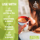 HYBRID HERBS  CORDYCEPS Mushroom Powder 10X Strength - Supplement for Muscle, Energy, Gym Workout, Immunity Support with Beta Glucans & Adenosine - HIGH Potency 10:1 Extract - 56 Serving (56g)