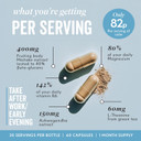 Grass & Co. | Dream Reishi Mushroom + Magnesium Sleep Capsules | Supports Deep Sleep & Relaxation | 60 Capsules | Reishi, Magnesium, Sage, Vitamins B5, B6 & D