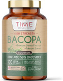 Bacopa Monnieri High Strength 50% bacosides - Zero Additives - Pullulan (120 Capsule Bottle)