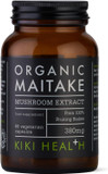 KIKI Health - Organic Maitake, Full-Spectrum Mushroom Extract - Standardised to 50% Polysaccharides - Made from 100% Fruiting Bodies - Natural Extract - 60 Veg Capsules