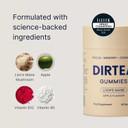 DIRTEA Cordyceps Mushroom Gummies - Vegan, Natural & Sugar Free with Vitamin C, B3 & B5 - Energy & Performance Supplement - 1 Month's Supply - 3,000mg per Serving - 60 Gummies - Mixed Berries Flavour