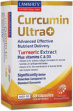 Lamberts Curcumin Ultra+  Highly Absorbable Turmeric Extract with Vitamins C & D  60 Tablets