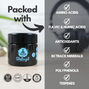 HYBRID HERBS Pure SHILAJIT Resin - 112 Servings (56g) - Premium Grade High Strength Shilajit Fulvic Acid, 85+ Minerals & Nutrients for Stamina & Energy, 100% Natural Mumio