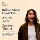 The Naked Pharmacy | Natruflex | Joint & Muscle | Aids Sports Performance | Natural Turmeric and Black Pepper Capsules | High Strength | No Additives | Vegan | 60 Capsules