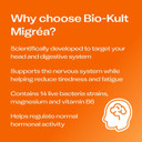 Bio-Kult Migréa | 14 Strains + Magnesium & Vitamin B6 | Head, Nervous System & Gut Support | 60 Capsules