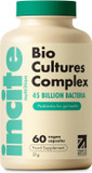 Incite Nutrition Acidophilus Cultures Tablets 10 Billion CFU. 4 Month Supply. Gut Health & Digestion Support. High Strength Lactobacillus Acidophilus Supplement. Suitable for Vegetarians & Vegans