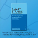 SMART STRAINS for Antibiotics & Traveller's Tummy  Proven Live Bacteria  Formulated by The Gut Health Doctor | 10 Billion LGG Worlds Most Studied Bacterial Cultures | 30 Oral Probiotics