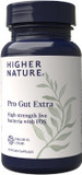 Higher Nature - Pro Gut Extra - High Strength Probiotic With Prebiotic - Multi-Strain Probiotic For Digestive System - Live Bacteria With FOS - 20 Billion CFUs - 6 Proven Strains - Vegan - 30 Capsules