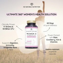 Probiotics for Women 300 Billion CFU/gr* 17 Multi strains, 360 Female Health Solution for Gut, Vaginal, Urinary, Skin Health. Hormonal Balance & Vaginal probiotics 60 Caps N2 Natural Nutrition