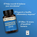 Dr Mercola Complete Probiotics 70 billion CFU per 2 capsules (30 Capsules)