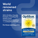 Optibac Probiotics Every Day Extra - High Strength Vegan Digestive Probiotic Supplement with 20 Billion Bacterial Cultures - 90 Capsules Optibac Probiotics Every Day Extra - High Strength Vegan Digestive Probiotic Supplement with 20 Billion Bacterial Cultures - 90 Capsules